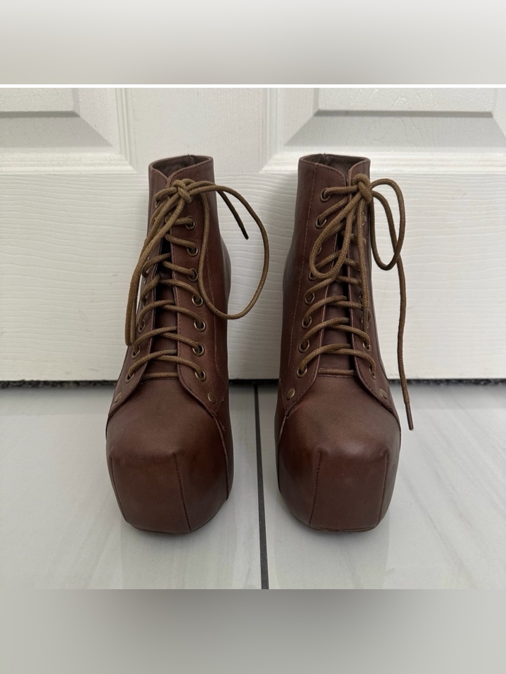 Jeffrey Campbell Brown Lita Boots